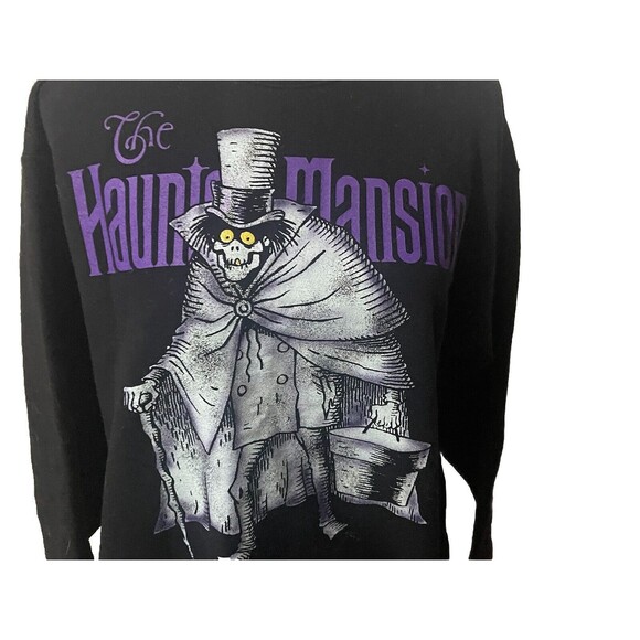 Disney World Haunted Mansion A Ghost Will Follow You Home Sweatshirt Size Medium - Picture 7 of 14